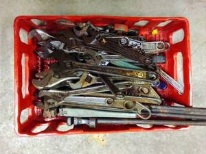 lot 146 image: Crate of Crescent Wrenches
