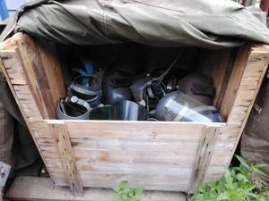 lot 204 image: Crate FULL of Welding Helmets