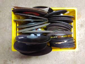lot 151 image: Crate of Abrasive Blades