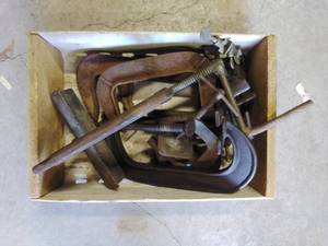 lot 173 image: Box of Large Clamps