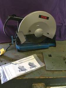 lot 6 image: Ryobi 14 Cuttersaw Miter Saw