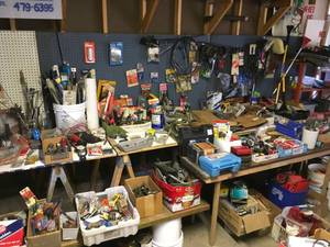 lot 345 image: Misc Car Parts and Tools