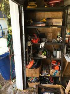 lot 354 image: lot of chainsaws and misc parts