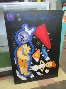 lot 99 image: Flintstones print, 36 x 25...