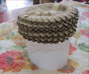 lot 105 image: Vintage hat...
