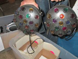 lot 15 image: Gazer disco light set - make your b...