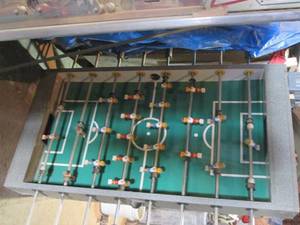lot 23 image: Vintage fooseball table...