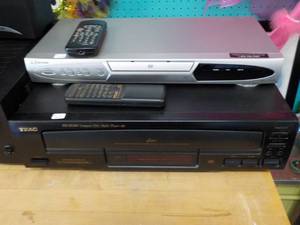 lot 223 image: Emerson DVD player and TEAC Compact...
