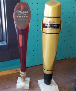 lot 230 image: Michelob and Miller Beer Tappers...