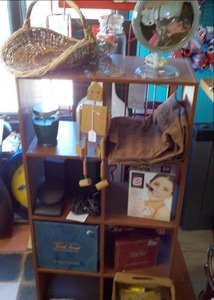 lot 246 image: 8 Cubed Shelving Unit with all cont...