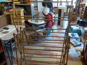 lot 249 image: Wood Folding Antique Clothes Drying...