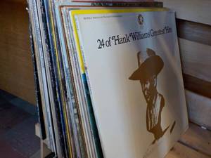 lot 256 image: Entire Shelf of Records...