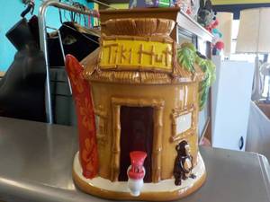 lot 264 image: Tiki Hut Beverage Dispenser...