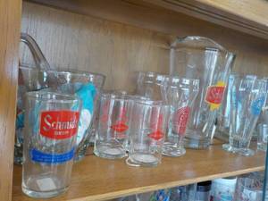 lot 271 image: Lot of Collectible Beer Glass ware-...