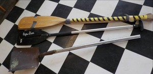 lot 303 image: 3 Oars, and a Shovel...