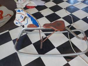 lot 314 image: Vintage Rocking Horse...