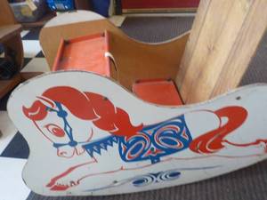 lot 315 image: Vintage Childrens Rocking Chair...