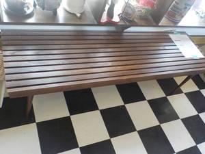 lot 316 image: Mid Century Danish Modern Walnut Fl...