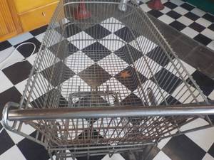 lot 339 image: Metal Shopping Cart (Small)...
