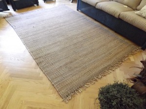 lot 53 image: Burlap Heavy Weave Sunroom Rug