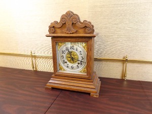 lot 79 image: Antique Ansonia Mantle Clock