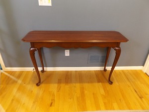 lot 83 image: Wood Sofa Table