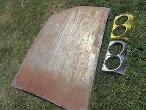 Hood for Mustang, Corvette Bezels