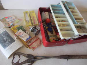 Tackle, Box, Gaff, Reel