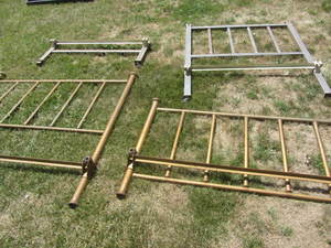 Brass & Square Tube Bed Frames