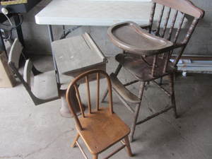 Toddler & Highchair, School Desk