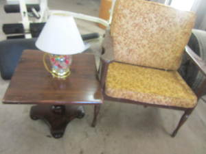 Chair & Table