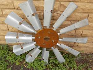 lot 17 image: Windmill Galvanized Dcor 23 diam...
