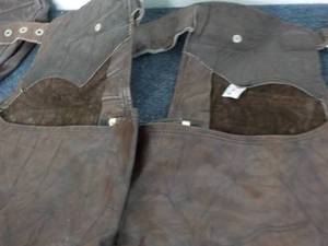 lot 45 image: Caspers Leather Chaps looks like ...