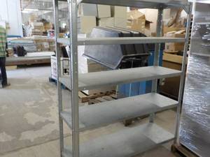 lot 150 image: Shelving Unit Metal 54 x 18 x 70...