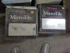 lot 148 image: 2 Boxes Mirro Tile  each box 6 - 1...