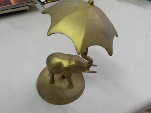 lot 83 image: Brass Elephant made in India...