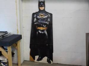 lot 101 image: Batman Cardboard Cut out 26 x 74...