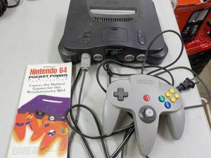 lot 184 image: Nintendo 64 with Manual...