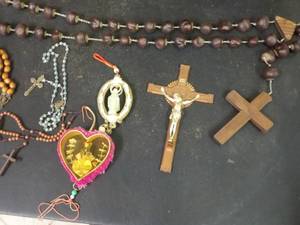 lot 226 image: Rosaries and Crosses...