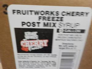 lot 316 image: 3 Gallon Fruitworks Cherry Freeze P...