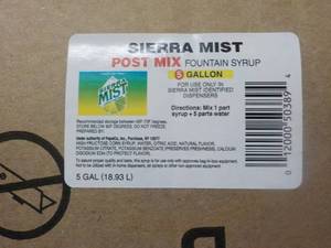 lot 329 image: 5 Gallon Sierra Mist Post Mix Fount...