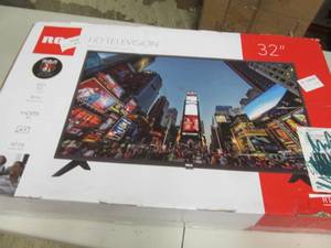 lot 22 image: RCA 32in HDTV open box Retail $369....