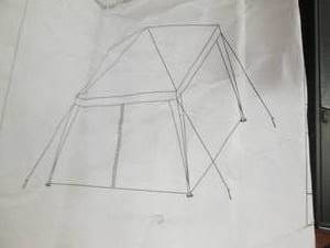lot 59 image: White 8x8 ft Gazebo with Netting op...