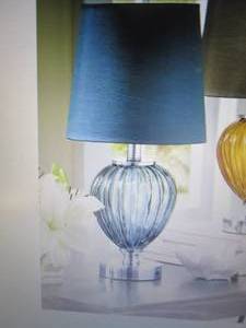 lot 93 image: Glasglow Table Lamp open box Retail...