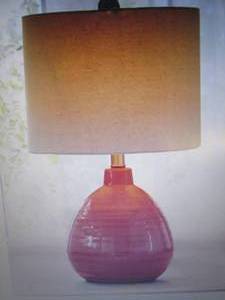 lot 96 image: Riverview Table Lamp open box Retai...