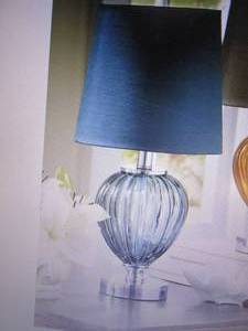 lot 110 image: Glasglow Table Lamp open box Retail...