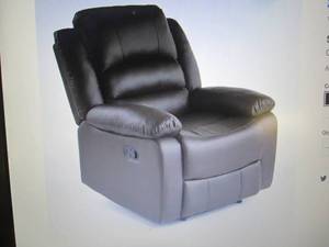 lot 117 image: Overstuffed Recliner open box Retai...