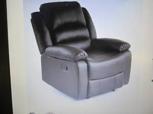 lot 119 image: Overstuffed Recliner open box Retai...
