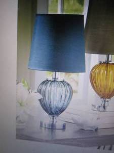 lot 144 image: Glasglow Table Lamp open box Retail...