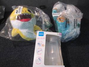 lot 272 image: Baby Shark & Baby Mickey Plush , 2 ...
